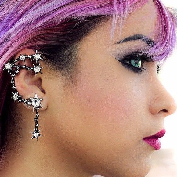 Alchemy daughter of darkness Star ear wrap cuff - Picture 2 of 8